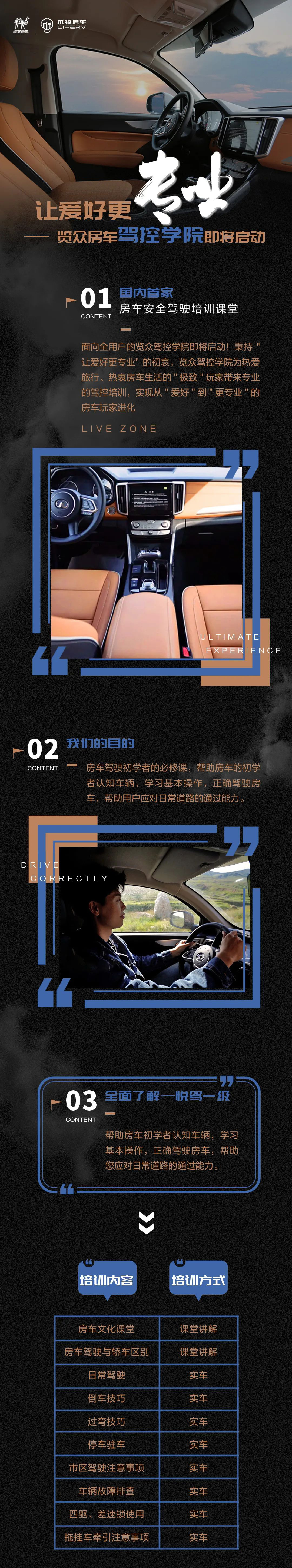 讓愛好更專業(yè)！覽眾房車駕控學(xué)院即將啟動